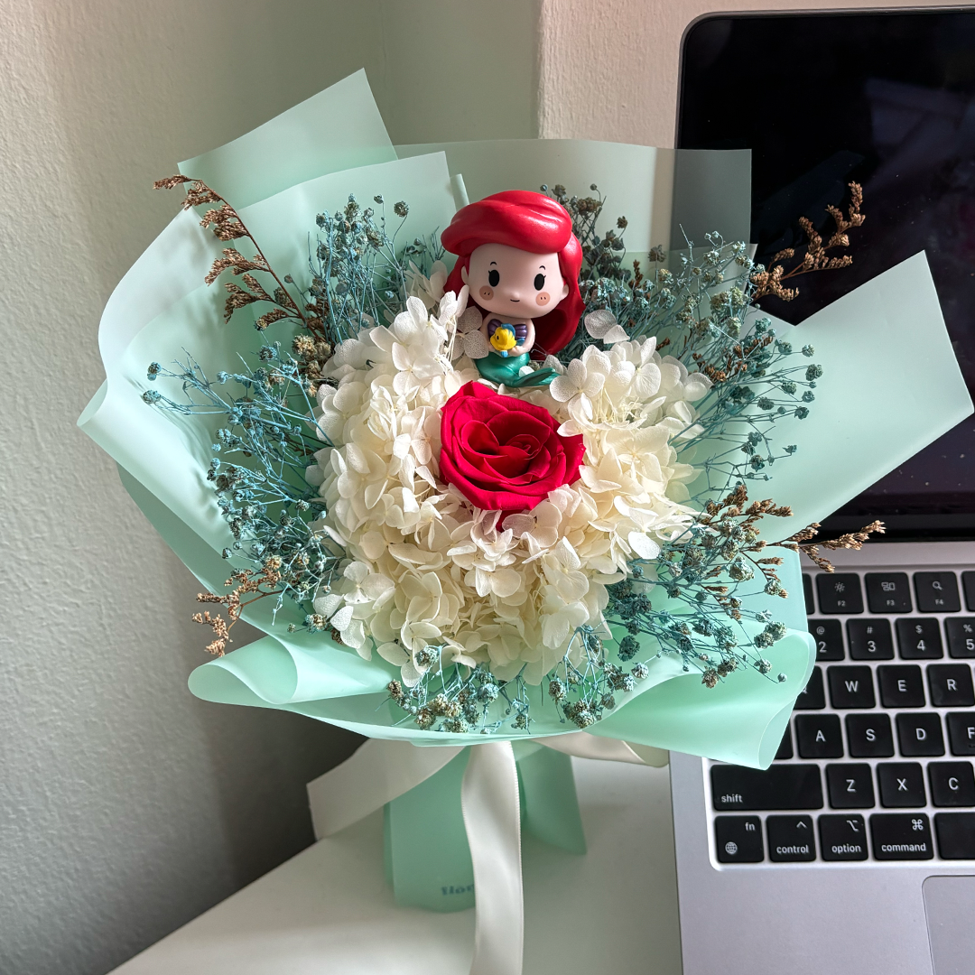 Ariel Mermaid Princess Bouquet