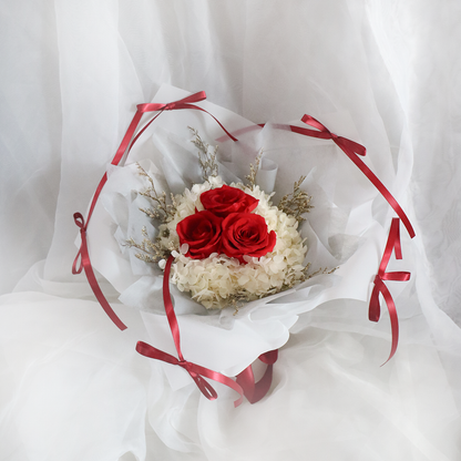 3 Stalk Ribbon Bouquet