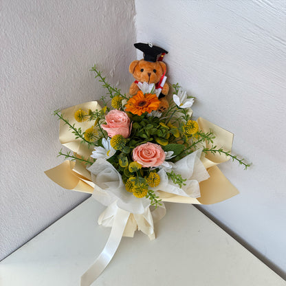Sunset With You Graduation Hybrid Bouquet