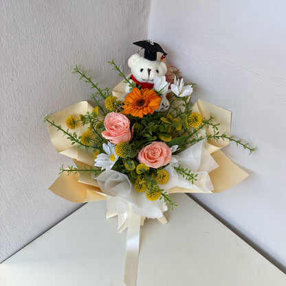 Sunset With You Graduation Hybrid Bouquet